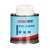 联塑 LESSO PVC-U给水用胶粘剂 500ml 1罐价格  PVC给水管胶水 连接配套材料