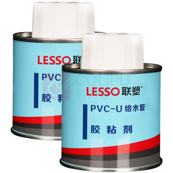 联塑 LESSO PVC-U给水用胶粘剂 500ml 1罐价格  PVC给水管胶水 连接配套材料