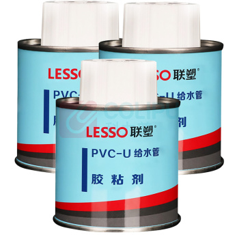 联塑 LESSO PVC-U给水用胶粘剂 500ml 1罐价格  PVC给水管胶水 连接配套材料