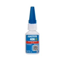 乐泰 loctite 强力快干胶 406 橡胶502快速固化瞬干胶EPDM塑料金属和弹性材料胶水 20g 