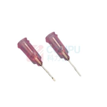 乐淘 点胶机扁咀针头 20G 1英寸 长25MM,总长43MM，外宽1.2MM (粉色)