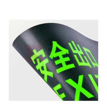 其实奇 消防安全标识-消防疏散标识-安全出口(正向/左向/右向/双向//左上/左下/楼梯右上/楼梯右下)-PVC自发光材质 QSQ-BS-TY-260225 360*140mm*1包 (1包共5块) (墙贴)