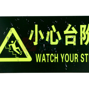 冰禹 PVC消防通道夜光地贴 BYB-152 C-6安全通道右 15*30cm