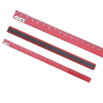 AUCS 白板磁吸磁条带刻度 CT001 30cm 2个/包 (红色)