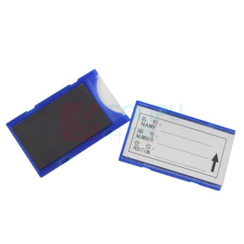 上柯 磁性标签仓库标识牌 G6037 4*7软磁 (蓝色)