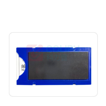 安赛瑞 磁性货架标识牌 2E00139 30*70mm (蓝色) 10