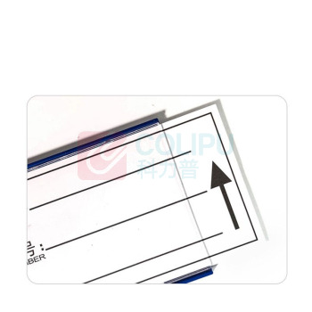 安赛瑞 磁性货架标识牌 2E00139 30*70mm (蓝色) 10