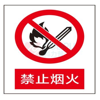 其实奇 安全标识标牌 禁止类标志 “禁止烟火” TM-P011-01 500mm*400mm 
