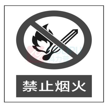 其实奇 安全标识标牌 禁止类标志 “禁止烟火” TM-P011-01 500mm*400mm 