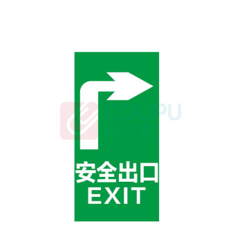 其实奇 地面安全疏散标志 GDT020 150×300 厚约:0.4mm