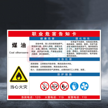也特 126种职业病危害告知卡牌 300*400*1mm 亚克力