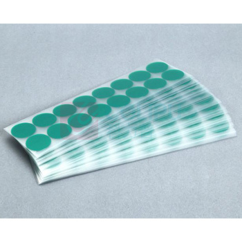 也特 耐高温胶圆形贴纸 15*0.08mm 180个/张 可定制 (绿色)