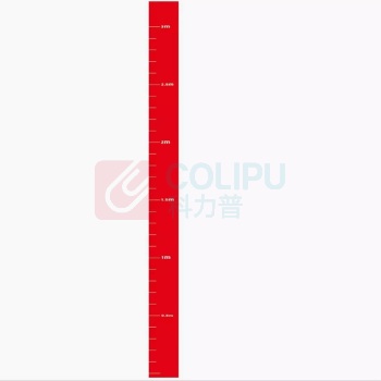 也特 液位测量反光刻度标识贴 1000*40mm 可定制 (红黄蓝绿白随机)
