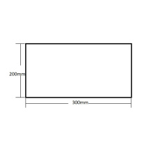 豪思克普 亚克力组合标识牌 300mm*200mm 厚度2mm (内容可定制)