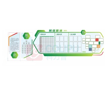 其实奇 班组建设PVC底板文化墙 4.5*1.3米 17MM厚度/含安装/内容定制