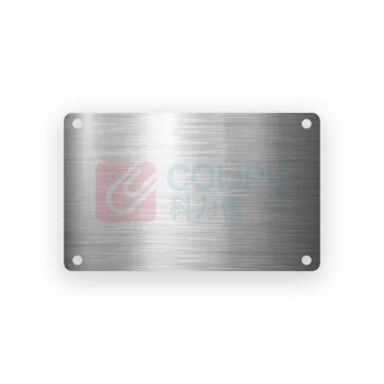 豪思克普 警示标识牌 2400mm×1200mm×1.5mm 不锈钢附车贴画面