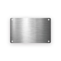 豪思克普 警示标识牌 2400mm×1200mm×1.5mm 不锈钢附车贴画面