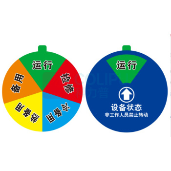 豪思克普 设备状态管理牌 300mm 厚度30mm
