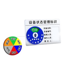 豪思克普 设备状态标识牌 15*10CM 6区调试保养