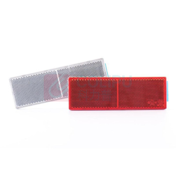 嘉辽 警示反光膜 不带孔,亚克力;车用回复反射器反光片 BS1019P 150×50mm (白色)