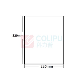 豪思克普 设备标识牌 320mm*220mm 厚度1mm 不锈钢UV刻蚀
