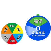 豪思克普 设备状态标识牌 6区 10*10cm