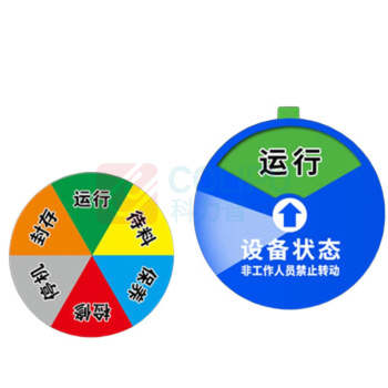 豪思克普 设备状态标识牌 6区 20*20cm