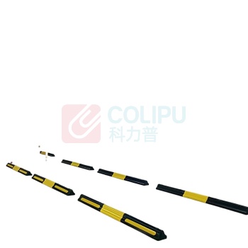 OIMG 橡胶挡车器橡塑定位器 2000*160*110cm 16kg (黑黄)