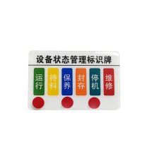 玖爱佳 设备状态管理标识牌 120*80mm