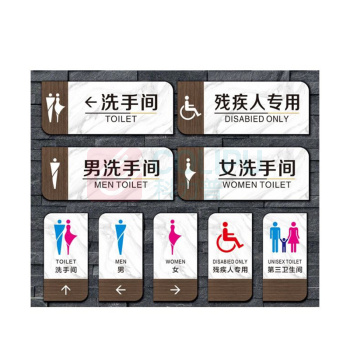 其实奇 门口悬挂提示标识 TY260264