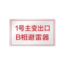 其实奇 避雷器标识 QSQ-BS-TY-053