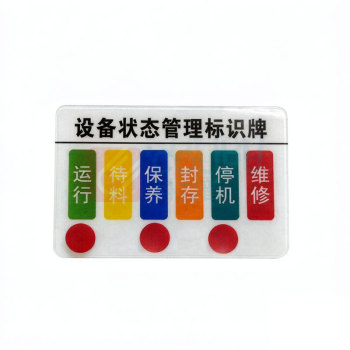 罗德力 设备状态管理标识牌 120*80mm