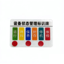 罗德力 设备状态管理标识牌 120*80mm