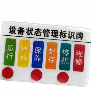 罗德力 设备状态管理标识牌 120*80mm