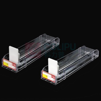 赫思迪格 亚克力一体式自动烟架展示架 HGJ-12 100024961059 24cm双边8包(送标签纸)