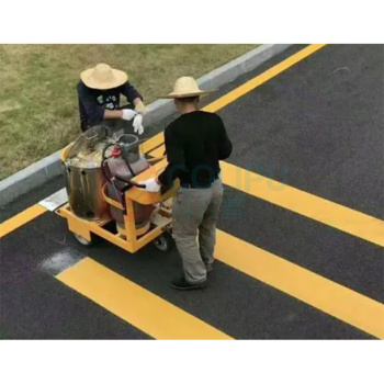 也特 马路划线漆黄色热熔划线漆耐磨线 宽10cm 1米价格 