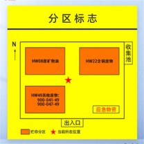 迈恻亦 分区标志 30*40mm (KT板) 