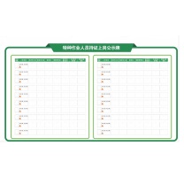 其实奇 特种作业证公示牌PVC底板 2.2*1.2米 17MM厚度/含安装/内容定制