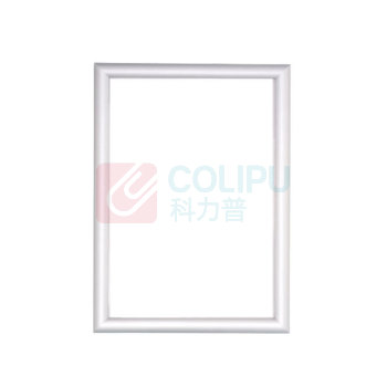 罗德力 前开式铝合金海报框 60*90cm (银色直角)