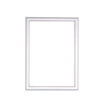 罗德力 前开式铝合金海报框 60*90cm (银色直角)