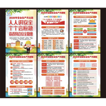 中安宣教 安全宣教挂图 A001 76*52cm