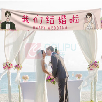 致境 彩色条幅定制 5M*70CM