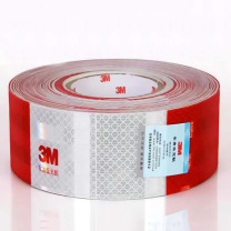 3M 反光条 50mm*15000mm 红白格反光贴