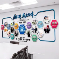 云展 形象展示墙 PVC加钢化膜 YZZS01 高清印刷 图案形象定制