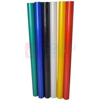 上柯 刻字机膜反光膜警示胶纸胶带 8428 PET 124cm*45.7m(黄色)
