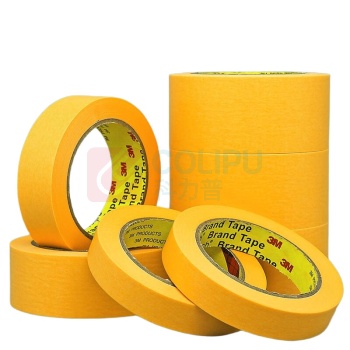 3M 美纹纸胶带 244 1cm宽(1mm*50m) (黄色) TMS