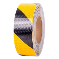 大工象 警示反光膜 50mm*25m 黄黑斜纹 PET
