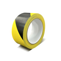 罗德力 安全警示胶带地标线 48mm*18y (黄黑) PVC贴地 5S定位