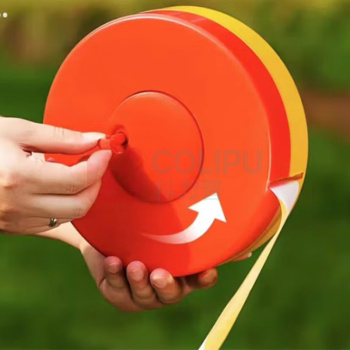 臻好 警示带 4cm*50m 优质盒装黄白50m警戒线 盒装警戒线 隔离安全带应急盘式警示标识