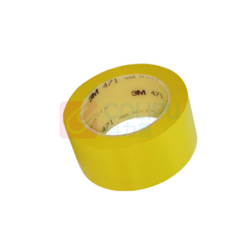 3M PVC标识胶带 471 黄色 30mm宽 